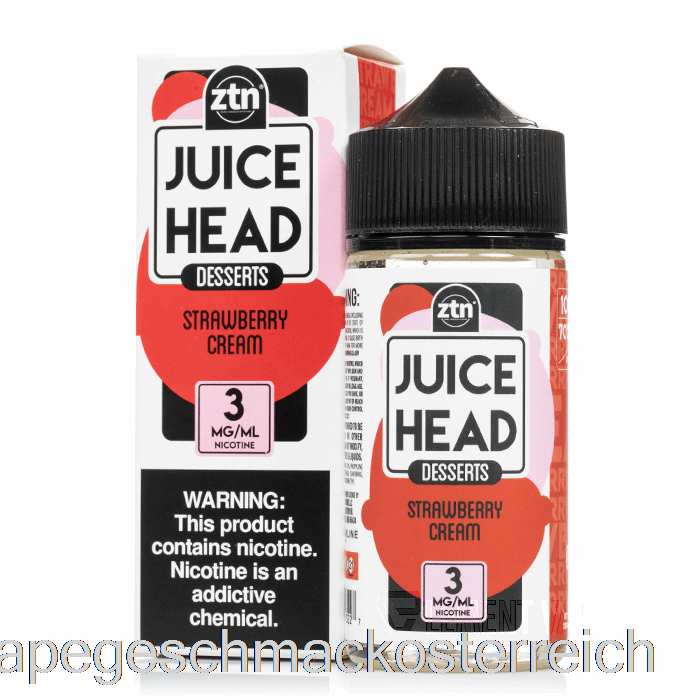 Erdbeercreme - Saftkopf - 100ml 6mg Vape-Geschmack